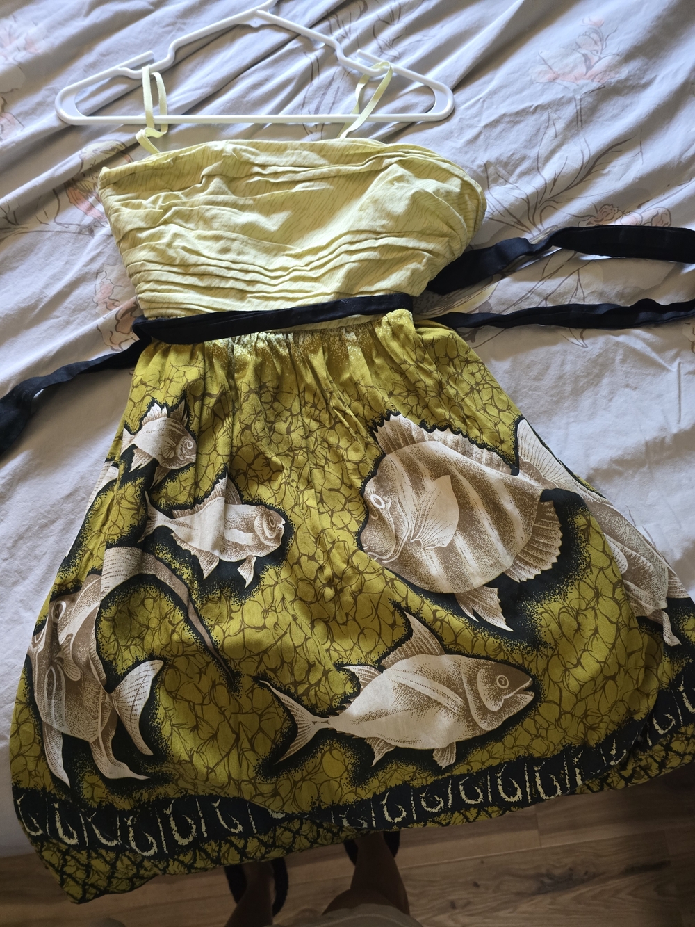 Vanessa Virginia Olive Green Dress